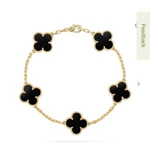 AUTHENTIC Van Cleef & Arpels Vintage Alhambra bracelet, 5 motifs